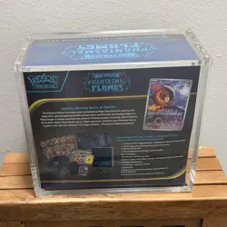 SEALED Pokemon Phantasmal Flames Pokemon Center ETB | ACRYLIC CASE INCLUDED! - Image 3