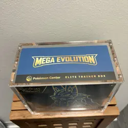 SEALED Pokemon Mega Evolution Pokemon Center Lucario ETB | ACRYLIC CASE INCLUDED - Image 2