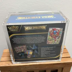SEALED Pokemon Mega Evolution Pokemon Center Lucario ETB | ACRYLIC CASE INCLUDED - Image 5