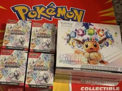 Pokemon TCG Prismatic Evolutions Bundle - Lot of 1ETB & 4 Booster BOXES🔥 - Image 1