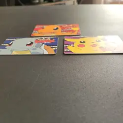 Pokemon Snap Blockbuster Video Smart Card Set of 3 Vintage 1999 Pikachu Squirtle - Image 3