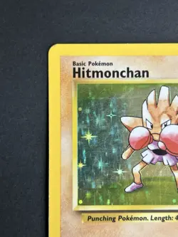 Pokemon TCG Hitmonchan 7/102 Base Set Holo MP - Image 5