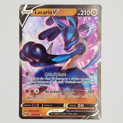 Lucario V 027/073 - Champions Path - Full Art Holo - Pokemon TCG LP - Image 1