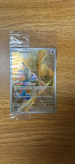 Pokemon Mimikyu SVP075 Pokemon Center Stamped SV Paldean Fates Promo - SEALED - Image 1