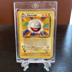 Pokemon TCG Electrode Base Set 21/102 Regular Unlimited Rare - Image 1