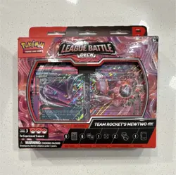 Pokemon League Battle Deck Team Rocket's Mewtwo ex 2023 60-Card Deck English - Image 1