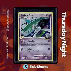 2009 POKEMON PLATINUM RISING RIVALS #20/111 GALLADE HOLO - Image 1