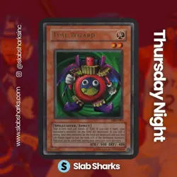 2002 YU-GI-OH! METAL RAIDERS #MRD-065 TIME WIZARD - Image 1