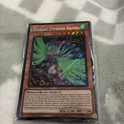 Yugioh! Radiant Typhoon Krosea DOOD-EN015 Secret Rare 1st Edition Near Mint - Image 1