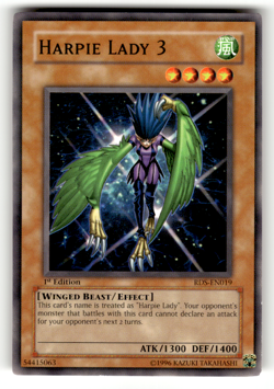 Harpie Lady 3 RDS-EN019 1st Edition Common Rise of Destiny LP - Image 1
