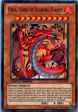 Uria, Lord of Searing Flames LC02-EN001 Legendary Collection Limited Edition LP - Image 1