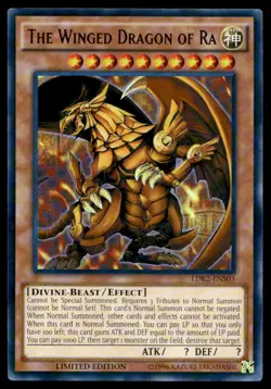 Yu-Gi-Oh TCG #LDK2-ENS03 The Winged Dragon of Ra UR,Limited NM - Image 1