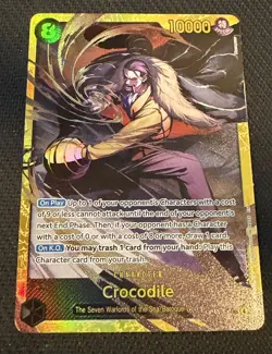 One Piece TCG English OP14-120 Crocodile SEC Foil - Image 1