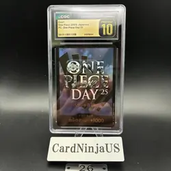 CGC PRISTINE 10 ONE PIECE DAY'25 10 DON !! Card Promo Premium Card Collection 26 - Image 1