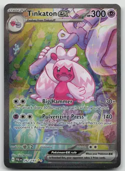Pokemon TCG Paldea Evolved Tinkaton ex 262/193 Special Illustration Rare - Image 1