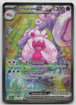 Pokemon TCG Paldea Evolved Tinkaton ex 262/193 Special Illustration Rare - Image 1