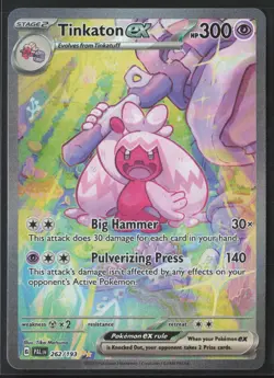 Tinkaton ex SIR 262/193 Pokemon Paldea Evolved - Image 1