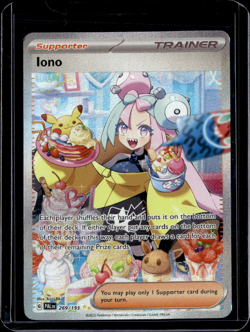 IONO 2023 Pokemon TCG Paldea Evolved Special Illustration Rare 269/193 SIR - Image 1
