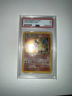 1999 Pokemon TCG Base Set Charizard Holo Rare Card 4/102 PSA 5 - Image 4