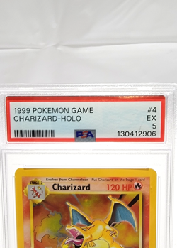 1999 Pokemon TCG Charizard-Holo Rare Card 4/102 PSA 5 EX - Image 4