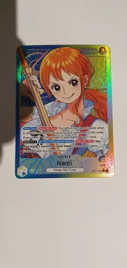 One Piece TCG Op11-041 Nami Leader Alt Art - Image 2