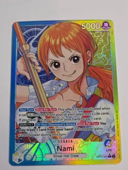 Nami Leader - Alt Art FOIL - OP11 - PACK FRESH - A Fist of Divine Speed 041 - Image 1
