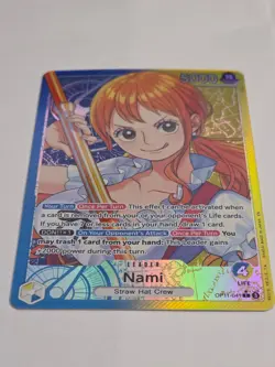 Nami Leader - Alt Art FOIL - OP11 - PACK FRESH - A Fist of Divine Speed 041 - Image 2