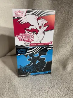 Pokemon TCG White Flare and Black Bolt ETB Lot Factory Sealed Elite Trainer Box - Image 1