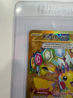 Pokemon TCG Pikachu EX Surging Sparks Holo Hyper Rare Gold 247/191 - Image 2