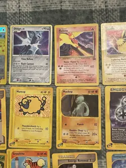 Collection Lot of 104 Pokemon Cards Mixed Era Vintage *DAMAGED* - Image 3