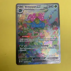 Venusaur EX 198/165 SV:151 English SIR Pokemon Card Pokemon TCG Alt Art - Image 1