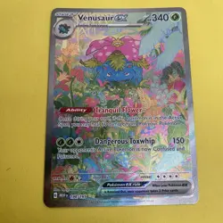Venusaur EX 198/165 SV:151 English SIR Pokemon Card Pokemon TCG Alt Art - Image 2