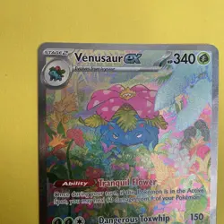 Venusaur EX 198/165 SV:151 English SIR Pokemon Card Pokemon TCG Alt Art - Image 5