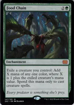 MTG Food Chain (147) | NM | Double Masters 2022 {2X2} - Image 1