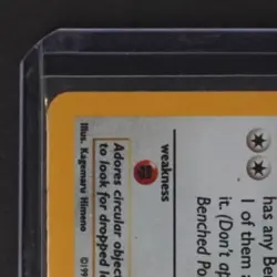 1999 POKEMON WIZARDS BLACK STAR PROMO #10 MEOWTH HOLO - Image 3