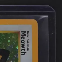 1999 POKEMON WIZARDS BLACK STAR PROMO #10 MEOWTH HOLO - Image 5