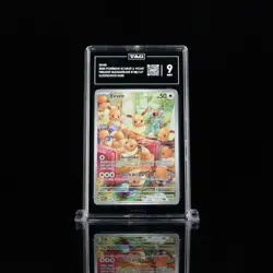 Pokemon Eevee Holo TCG Card Sv06 Twilight Masquerade Tag 9 188/167 - Image 1