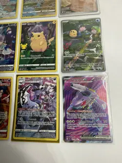 Pokemon 12 Card Lot of 8 Trainer Gallery 4 Illustration Rare Pikachu Celebration - Image 3
