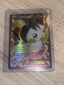 Emolga EX Full Art 143/146 XY Base Set Ultra Rare Holo Pokemon Card 2014 - Image 4
