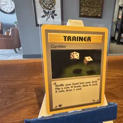 Wizards of the Coast Pokemon Gambler Fossil 60/62 1st Edition Common 1999 TCG - Image 1