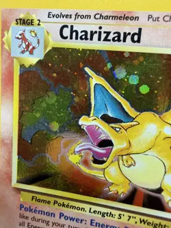 Charizard 4/130 Base Set 2 Holo Unlimited Rare Card MP Condition Pokemon TCG - Image 4