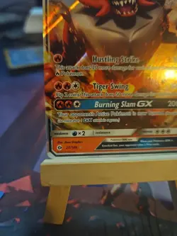 Pokemon Incineroar GX TCG Sun & Moon Holo Ultra Rare Card 27/149 NM - Image 5