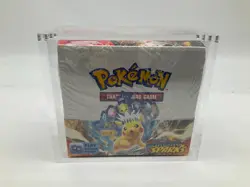 Pokemon TCG Surging Sparks Booster Boxes Sealed w/ Acrylic Case - Image 1