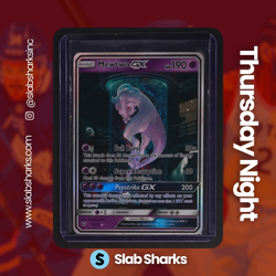 2017 POKEMON SHINING LEGENDS #78/73 MEWTWO GX SECRET RARE - Image 1
