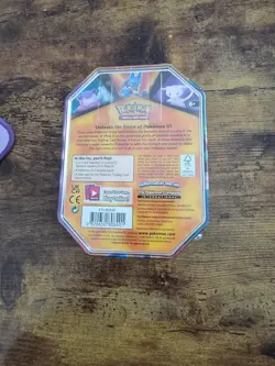 Pokemon TCG Mew V Forces Tin - New & Factory Sealed - 4 packs + Holo Promo - Image 2