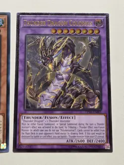Thunder Dragon Colossus (UTR) OP10-EN001 Ultimate Rare Yugioh Card +1 FREE BONUS - Image 4