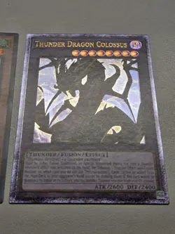 Thunder Dragon Colossus (UTR) OP10-EN001 Ultimate Rare Yugioh Card +1 FREE BONUS - Image 5