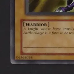 2002 YU-GI-OH! LEGEND OF BLUE EYES WHITE DRAGON #LOB-006 GAIA THE FIERCE KNIGHT - Image 4