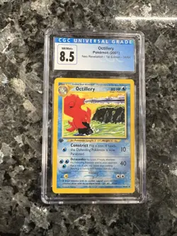 Pokemon (2001) Octillery 34/64 Neo Revelation 1st Edition CGC 8.5 NM/Mint+ - Image 1