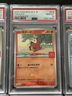 PSA 10 SEQUENTIAL McDonalds Promo Complete Set Pokemon Japanese 2025 Pikachu etc - Image 3